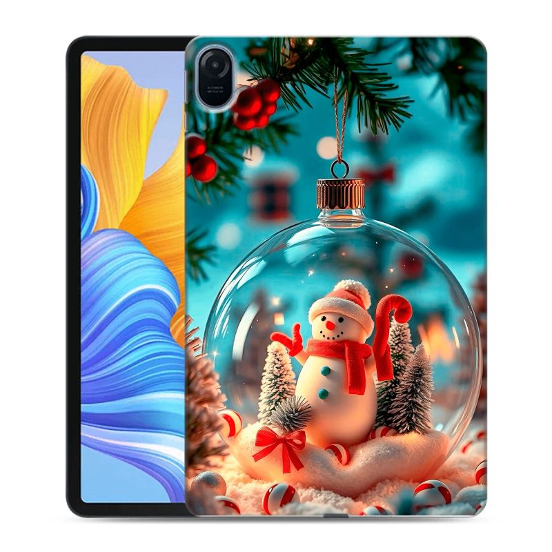 Силиконовый противоударный чехол на Huawei Honor Pad 8 с принтом Новый год Силиконовый противоударный чехол на Huawei Honor Pad 8 с принтом Новый год