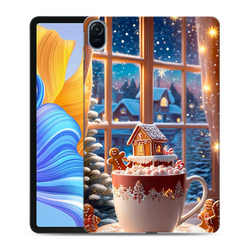 Силиконовый чехол на Huawei Honor Pad 8 с принтом Новый год Силиконовый чехол на Huawei Honor Pad 8 с принтом Новый год