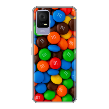 Силиконовый чехол на TCL 405 с принтом Конфеты Силиконовый чехол на TCL 405 с принтом Конфеты