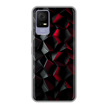 Силиконовый чехол на TCL 405 с принтом Абстракция