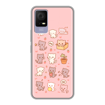 Силиконовый чехол на TCL 405 с принтом Hello Kitty Хелоу Кити Силиконовый чехол на TCL 405 с принтом Hello Kitty Хелоу Кити