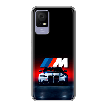 Силиконовый чехол на TCL 405 с принтом БМВ BMW