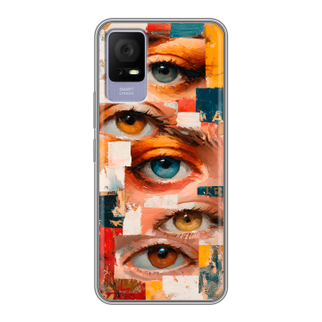 Силиконовый чехол на TCL 405 с принтом Модный принт Силиконовый чехол на TCL 405 с принтом Модный принт