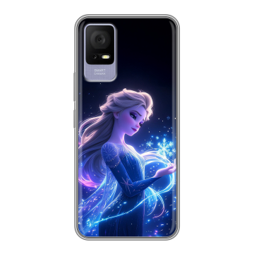 Силиконовый чехол на TCL 405 с принтом Холодное сердце Frozen Силиконовый чехол на TCL 405 с принтом Холодное сердце Frozen