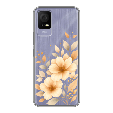 Силиконовый чехол на TCL 405 с принтом для девушки Силиконовый чехол на TCL 405 с принтом для девушки