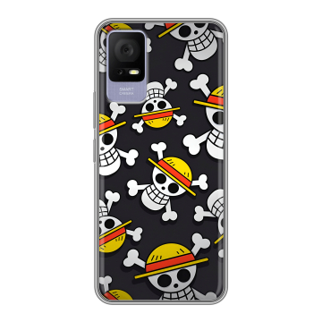 Силиконовый чехол на TCL 405 с принтом One Piece Ван Пис Силиконовый чехол на TCL 405 с принтом One Piece Ван Пис