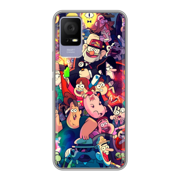 Силиконовый чехол на TCL 405 с принтом Gravity Falls Гравити Фолз Силиконовый чехол на TCL 405 с принтом Gravity Falls Гравити Фолз