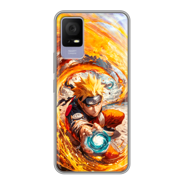 Силиконовый чехол на TCL 405 с принтом Аниме Наруто Naruto