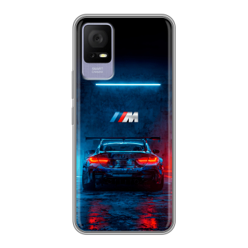 Силиконовый чехол на TCL 405 с принтом BMW БМВ