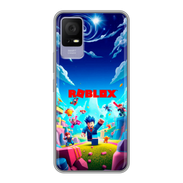 Силиконовый чехол на TCL 405 с принтом Roblox Роблокс Силиконовый чехол на TCL 405 с принтом Roblox Роблокс