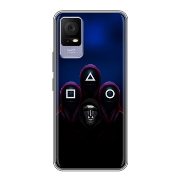 Силиконовый чехол на TCL 405 с принтом Игра Кальмара Силиконовый чехол на TCL 405 с принтом Игра Кальмара