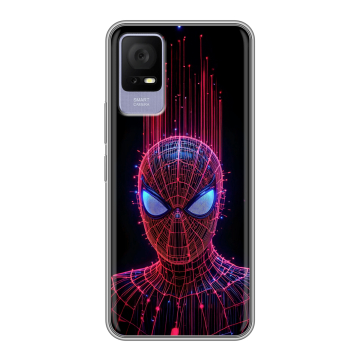 Силиконовый чехол на TCL 405 с принтом Spiderman Человек паук Силиконовый чехол на TCL 405 с принтом Spiderman Человек паук