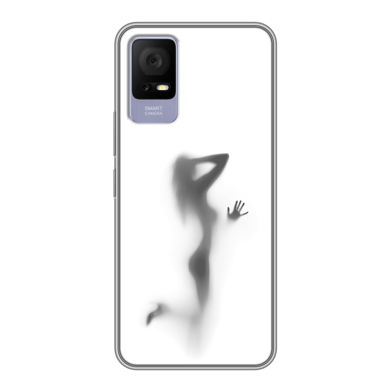 Силиконовый чехол на TCL 405 с принтом Силуэт Силиконовый чехол на TCL 405 с принтом Силуэт