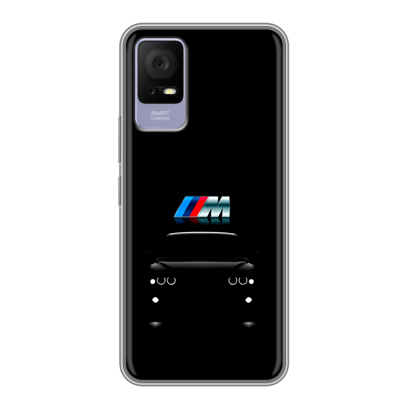 Силиконовый чехол на TCL 405 с принтом БМВ BMW Силиконовый чехол на TCL 405 с принтом БМВ BMW
