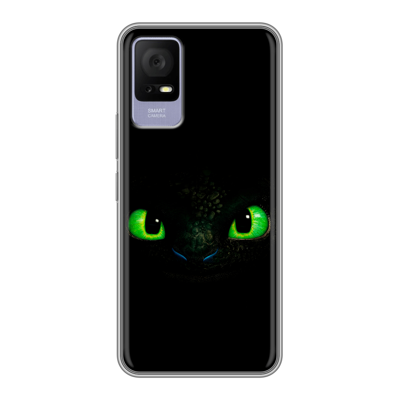 Силиконовый чехол на TCL 405 с принтом Как приручить дракона Силиконовый чехол на TCL 405 с принтом Как приручить дракона