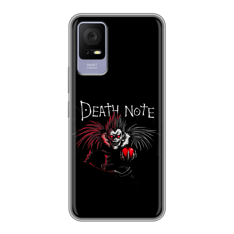 Силиконовый противоударный чехол на TCL 405 с принтом Death note Тетрадь смерти Силиконовый противоударный чехол на TCL 405 с принтом Death note Тетрадь смерти