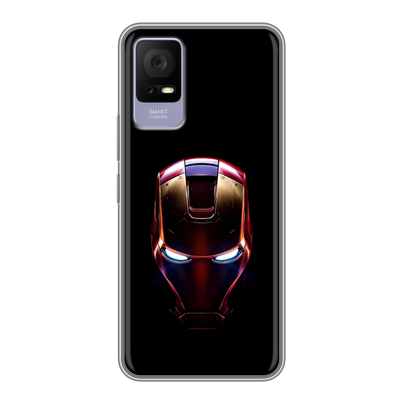 Силиконовый чехол на TCL 405 с принтом IronMan Железный человек Силиконовый чехол на TCL 405 с принтом IronMan Железный человек