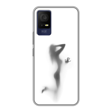 Силиконовый чехол на TCL 408 с принтом Силуэт Силиконовый чехол на TCL 408 с принтом Силуэт