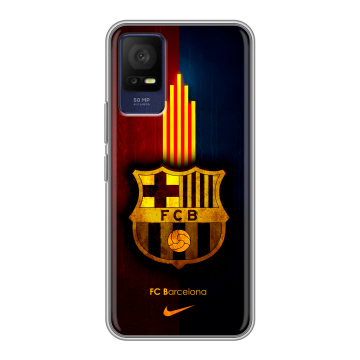 Силиконовый чехол на TCL 408 с принтом Барселона Barcelona Силиконовый чехол на TCL 408 с принтом Барселона Barcelona