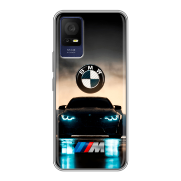 Силиконовый чехол на TCL 408 с принтом БМВ BMW
