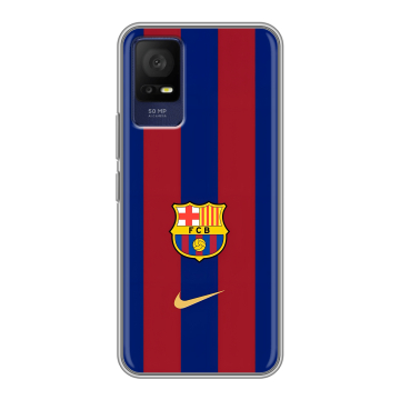 Силиконовый чехол на TCL 408 с принтом Барселона Barcelona Силиконовый чехол на TCL 408 с принтом Барселона Barcelona
