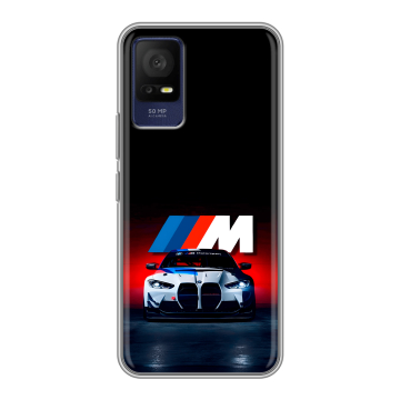 Силиконовый чехол на TCL 408 с принтом БМВ BMW