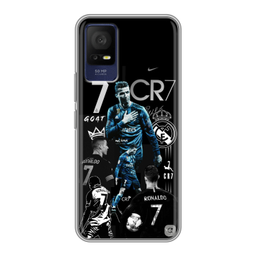 Силиконовый чехол на TCL 408 с принтом Реал Роналдо Силиконовый чехол на TCL 408 с принтом Реал Роналдо