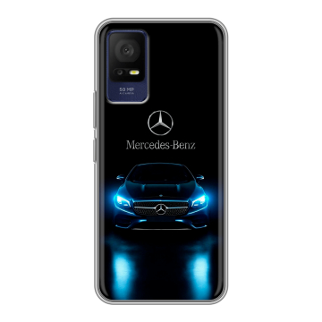 Силиконовый чехол на TCL 408 с принтом Mercedes Мерседес Силиконовый чехол на TCL 408 с принтом Mercedes Мерседес