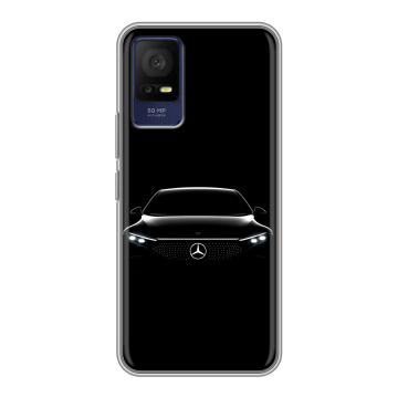 Силиконовый чехол на TCL 408 с принтом Mercedes Мерседес Силиконовый чехол на TCL 408 с принтом Mercedes Мерседес