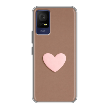 Силиконовый чехол на TCL 408 с принтом женский Силиконовый чехол на TCL 408 с принтом женский