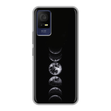 Силиконовый чехол на TCL 408 с принтом женский Силиконовый чехол на TCL 408 с принтом женский