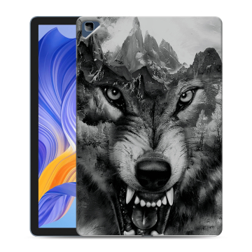 Силиконовый чехол на планшета Huawei Honor Pad X8 с принтом Волк Силиконовый чехол на планшета Huawei Honor Pad X8 с принтом Волк