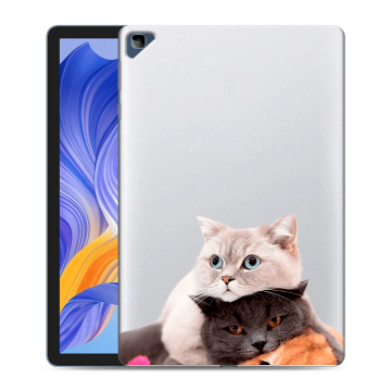 Силиконовый чехол на планшета Huawei Honor Pad X8 с принтом Кошки Силиконовый чехол на планшета Huawei Honor Pad X8 с принтом Кошки