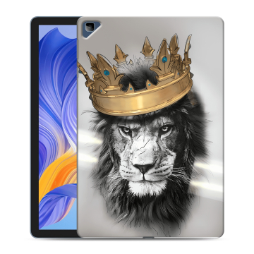 Силиконовый чехол на планшета Huawei Honor Pad X8 с принтом Лев с короной Силиконовый чехол на планшета Huawei Honor Pad X8 с принтом Лев с короной