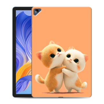 Силиконовый чехол на планшета Huawei Honor Pad X8 с принтом Милые котики Силиконовый чехол на планшета Huawei Honor Pad X8 с принтом Милые котики