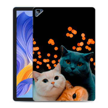 Силиконовый чехол на планшета Huawei Honor Pad X8 с принтом Кошки Силиконовый чехол на планшета Huawei Honor Pad X8 с принтом Кошки