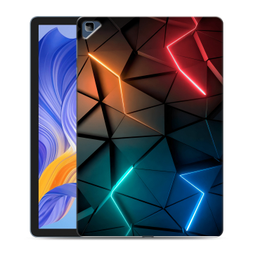 Силиконовый чехол на планшета Huawei Honor Pad X8 с принтом Абстракция неон Силиконовый чехол на планшета Huawei Honor Pad X8 с принтом Абстракция неон