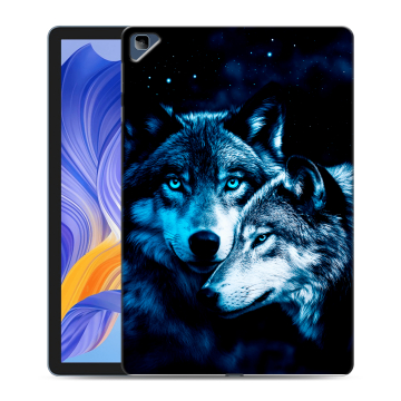 Силиконовый чехол на планшета Huawei Honor Pad X8 с принтом Волки Силиконовый чехол на планшета Huawei Honor Pad X8 с принтом Волки