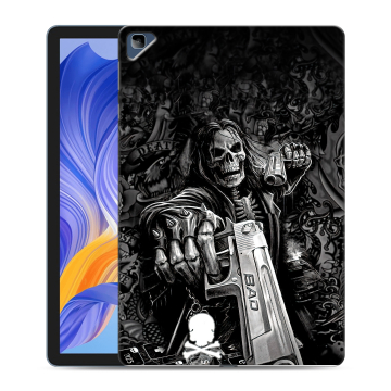 Силиконовый чехол на планшета Huawei Honor Pad X8 с принтом Скелет Силиконовый чехол на планшета Huawei Honor Pad X8 с принтом Скелет
