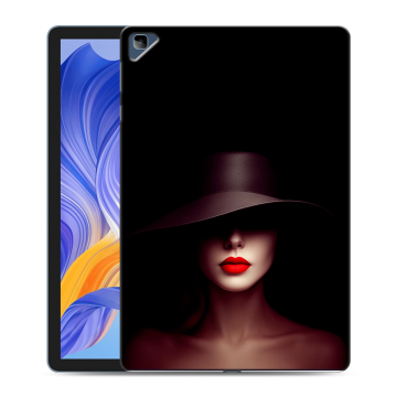 Силиконовый чехол на Huawei Honor Pad X8 с принтом Девушка в шляпе Силиконовый чехол на Huawei Honor Pad X8 с принтом Девушка в шляпе