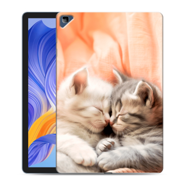 Силиконовый чехол на Huawei Honor Pad X8 с принтом Котята