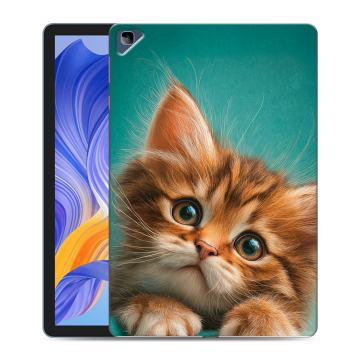 Силиконовый чехол на Huawei Honor Pad X8 с принтом котенок Силиконовый чехол на Huawei Honor Pad X8 с принтом котенок