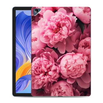 Силиконовый чехол на Huawei Honor Pad X8 с принтом цветы пионы Силиконовый чехол на Huawei Honor Pad X8 с принтом цветы пионы