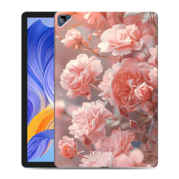 Силиконовый чехол на Huawei Honor Pad X8 с принтом Розовые розы Силиконовый чехол на Huawei Honor Pad X8 с принтом Розовые розы
