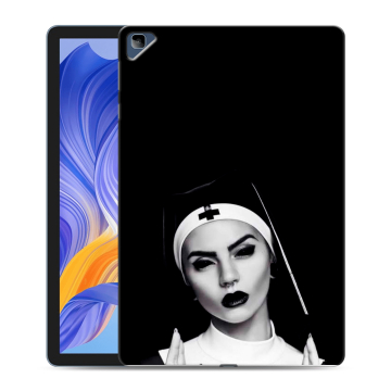 Силиконовый чехол на Huawei Honor Pad X8 с принтом монашка Силиконовый чехол на Huawei Honor Pad X8 с принтом монашка