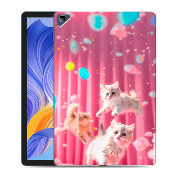 Силиконовый чехол на Huawei Honor Pad X8 с принтом милые котики