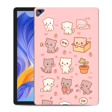 Силиконовый чехол на Huawei Honor Pad X8 с принтом Hello Kitty Хелоу Кити