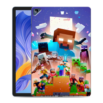 Силиконовый чехол на Huawei Honor Pad X8 с принтом Майнкрафт Minecraft