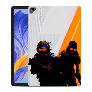 Силиконовый чехол на Huawei Honor Pad X8 с принтом Контер страйк Counter strike