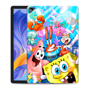 Силиконовый чехол на Huawei Honor Pad X8 с принтом спанчбоб спанч боб Силиконовый чехол на Huawei Honor Pad X8 с принтом спанчбоб спанч боб